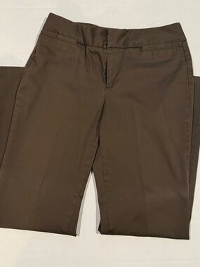 Dockers Chocolate Brown Straight Leg Women's Pants -Ideal Fit